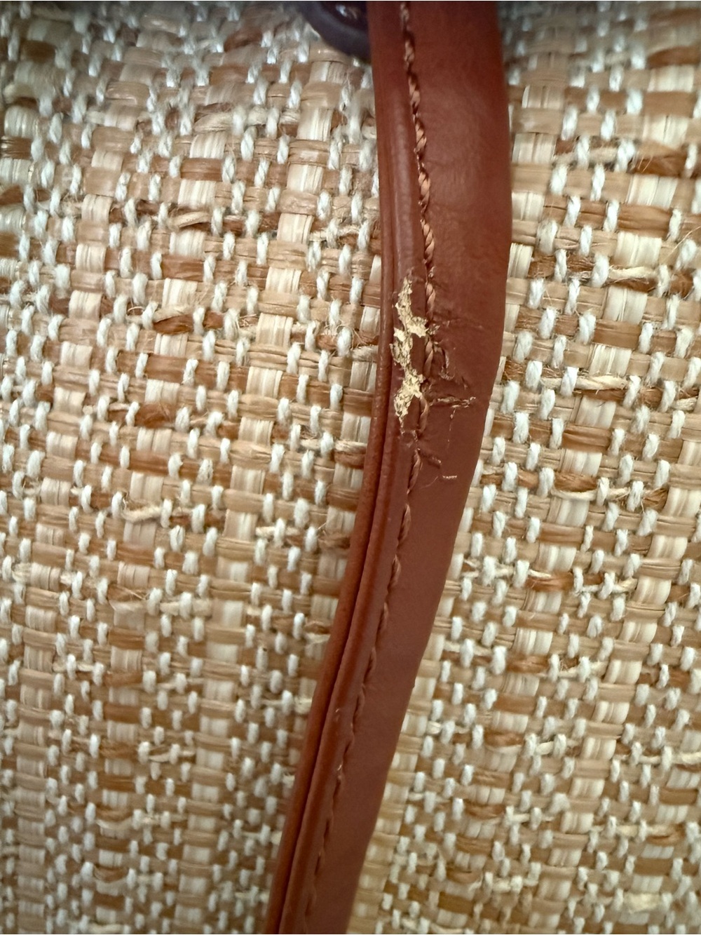 Tommy Bahama Woven Drawstring Backpack – Neutral Tan | Good Used Condition - Picture 5 of 16
